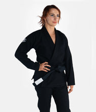 Charger l&#39;image dans la galerie, Kimono BJJ (GI) Progrès de l&#39;Académie féminine - Black-White Belt inclus
