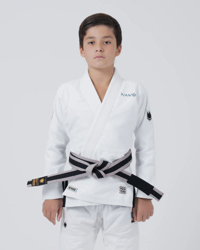 Kimono JJB (Gi) Kingz Nano Youth 3.0. Blanc