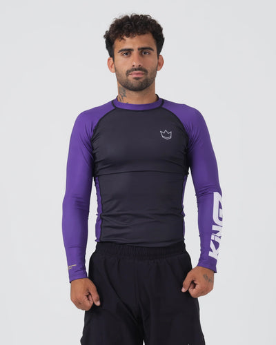 Rashguard Kingz Ranked Performance V2 Long Sleeve - Violet