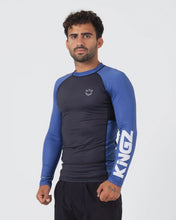 Charger l&#39;image dans la galerie, Rashguard Kingz Ranked Performance V2 Long Sleeve - Bleu
