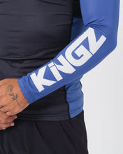 Charger l&#39;image dans la galerie, Rashguard Kingz Ranked Performance V2 Long Sleeve - Bleu
