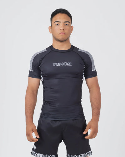 Rashguard Kingz Flow-Schwarz