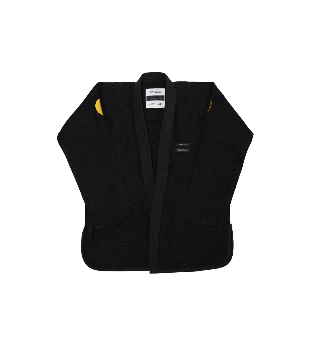 Kimono BJJ (GI) Fortschritt Featherlight Lightweight Competition-Black