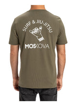 Load image into Gallery viewer, Moskova Tee Back Bjj Shaka-Army White
