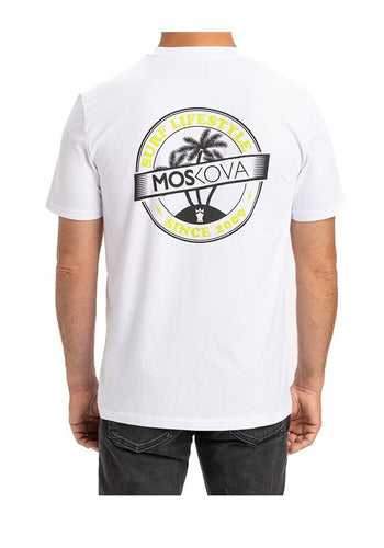 Moskova Tee BJJ Surf Lifestyle-White