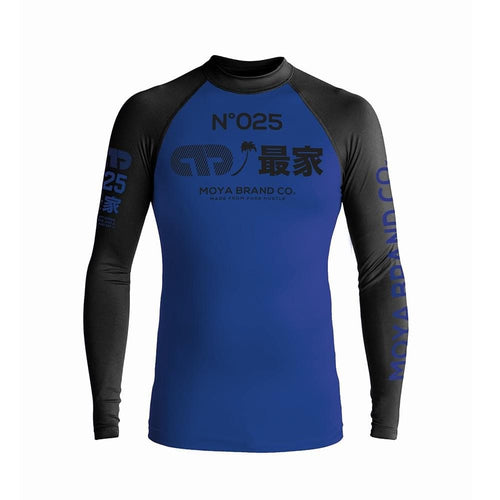 Rashguard Moya Marke Aventador Long Manga IV - Blau