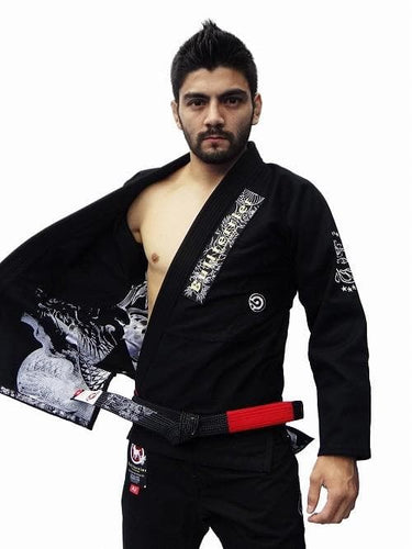 Kimono BJJ (GI) Bullterrier Mushin Ver. 8.0. - Preto