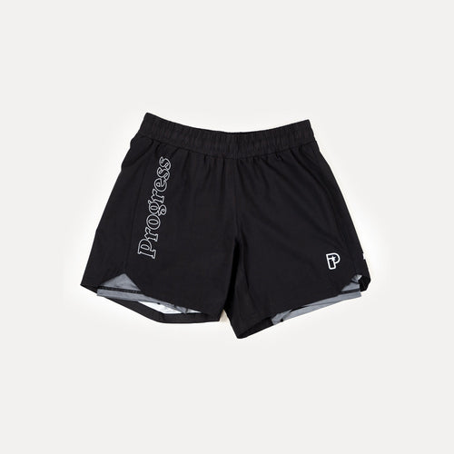 Progress- Hybrid Grappling Shorts- Negro