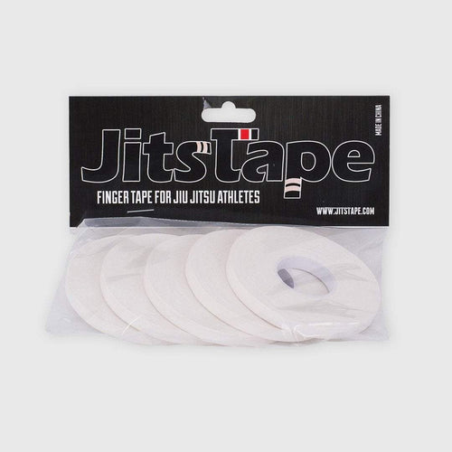 Ruban de doigts Jitstape - 5 rouleaux de 6,35 mm x 13,72 mètres - blanc