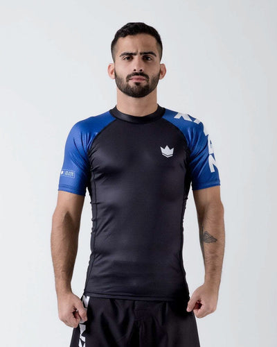 Rashguard Kingz Ranked Performance Short Sleeve - Blue