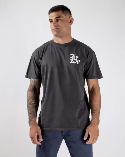 T-shirt Kingz Old English-Carbon